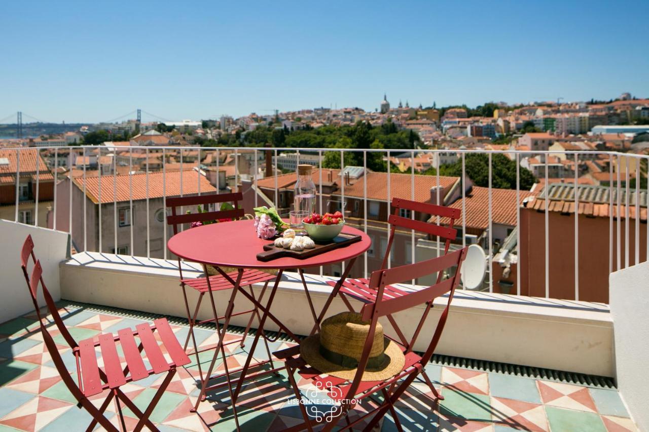 Central Rooftop Apartment By Lovelystay Lisabona Exterior foto